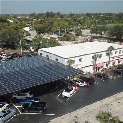 Соларен покрив за навес за кола